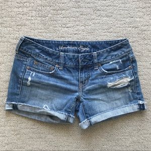 American Eagle Blue Jean Denim Shorts